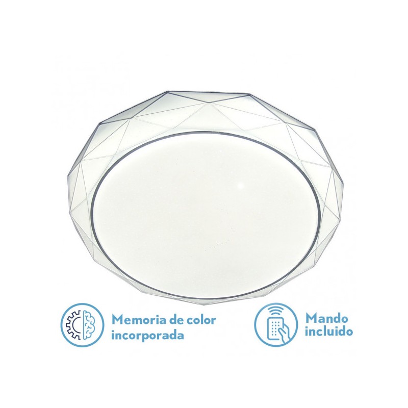 Plafón Soliman LED 72W 3000-4000-6500K Fabrilamp